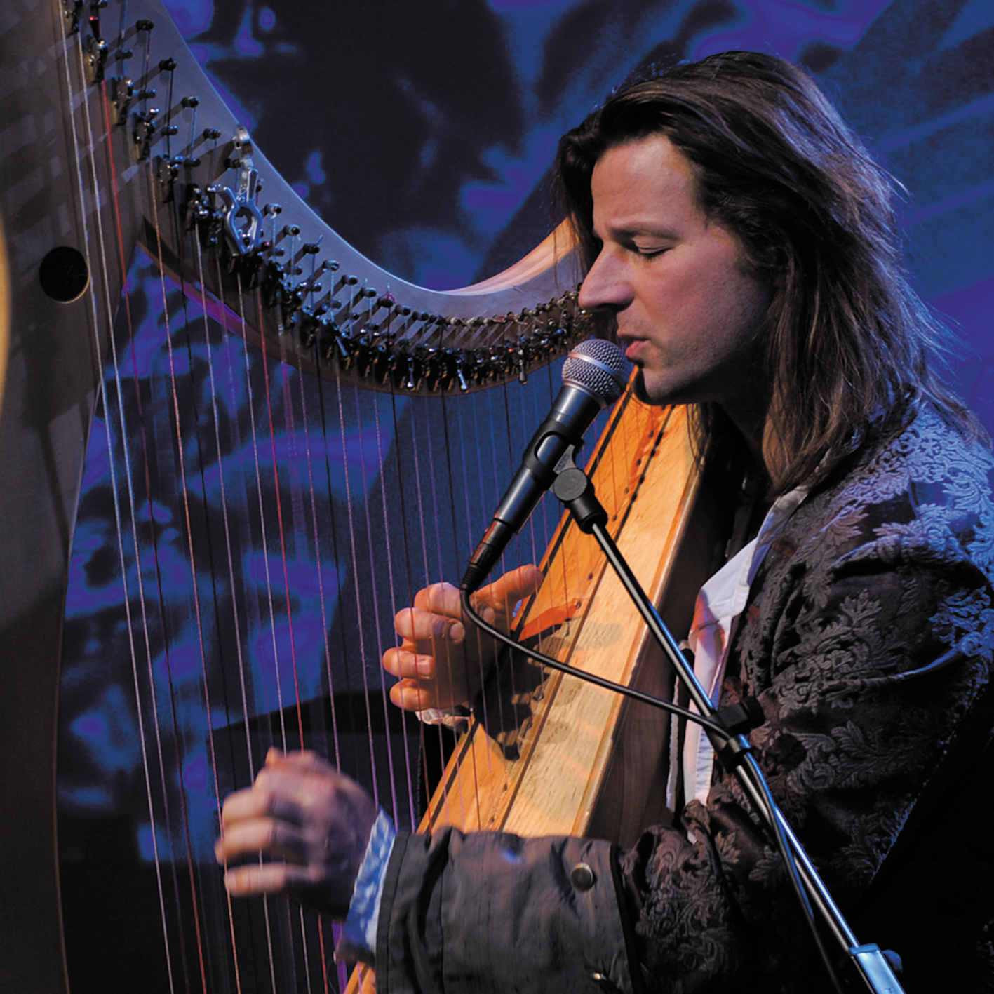 Andy Lang verzauberte die Zuhörer mit keltischen Harfenklängen und einzigartiger Songpoesie Benefizkonzert mit Andy Lang