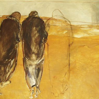 'Unterwegs nach Emmaus' - Janet Brooks-Gerloff - 1992